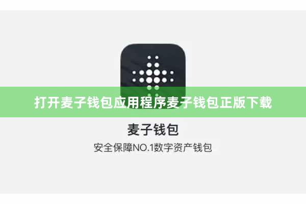 打开麦子钱包应用程序麦子钱包正版下载
