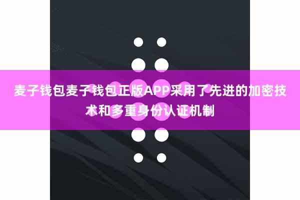 麦子钱包麦子钱包正版APP采用了先进的加密技术和多重身份认证机制