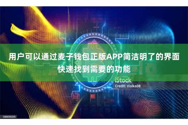 用户可以通过麦子钱包正版APP简洁明了的界面快速找到需要的功能