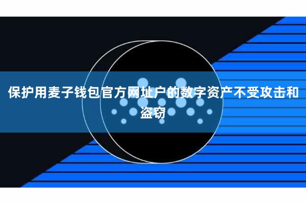保护用麦子钱包官方网址户的数字资产不受攻击和盗窃